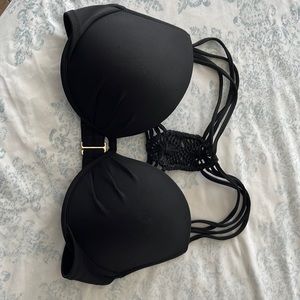 Black Victoria’s Secret bathing suit top